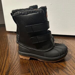 Cat & Jack Black Kids Snow Boots